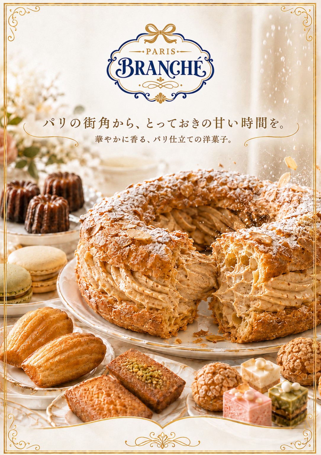パリブランシェの気品溢れるブランドビジュアル