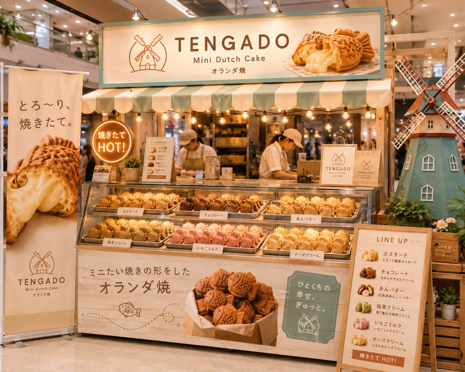 洋風へリブランドした天河堂のPOP UP SHOP